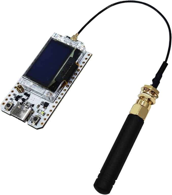 WiFi LoRa 32 V3 ESP32-S3FN8 SX1262 Development Board 902-928MHz Integrated WiFi BLE LoRa with Antenna Onboard 0.96-inch OLED Display for Meshtastic LoRaWAN (WiFi LoRa 32 V3)