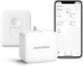 Switchbot Smart Switch Button Pusher (Bluetooth) – Fingerbot for Rocker Switch/One-Way Buttons, App Timer Control, No Wiring, Optional Hub Required for Voice/Remote, White