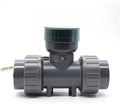 Water Flow Meter, High Precision Smart Digital Display Flowmeter DN25-80 Electronic RS485 Meter LCD Water Flow Sensor for Farm/Garden Irrigation,for Outdoor Garden Hose Watering(DN65,LCD Version)