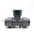 Digital Flow Meter High Precision Smart Digital Display Flowmeter DN25-80 Electronic RS485 Meter LCD Water Flow Sensor for Farm/Garden Irrigation Accurate Measurement(DN50,LCD Version)