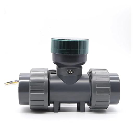 Digital Flow Meter High Precision Smart Digital Display Flowmeter DN25-80 Electronic RS485 Meter LCD Water Flow Sensor for Farm/Garden Irrigation Accurate Measurement(DN50,Without Display)
