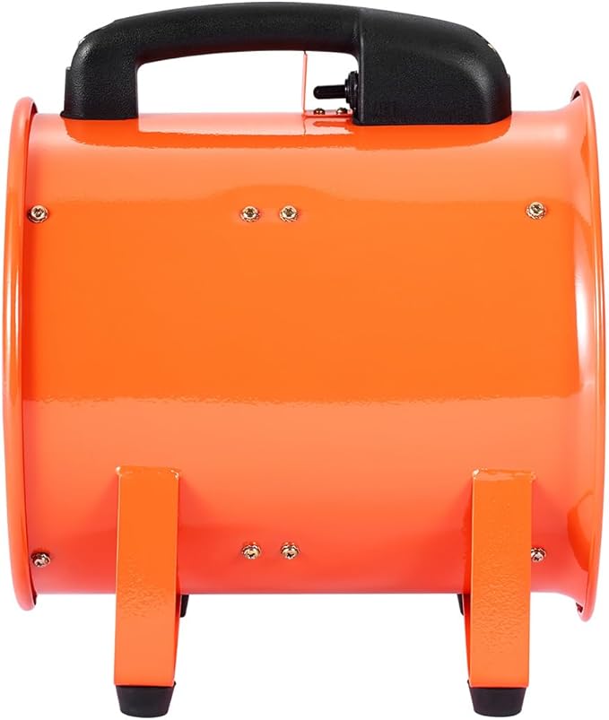 VEVOR Portable Ventilator with Hose, 2 Speed, 10 Inch Utility Blower Exhaust Fan with 33ft Flexible Duct, 292W 1948CFM High Velocity Industrial Air Mover for Extraction and Ventilation