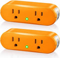 Thermostatically Controlled Outlet: Automatically Turn on Below 32℉, Turn Off Above 47℉ Unnecessary to Turn Off Power Manually in Cold Winter Cube 3 Pack (Aurantium)