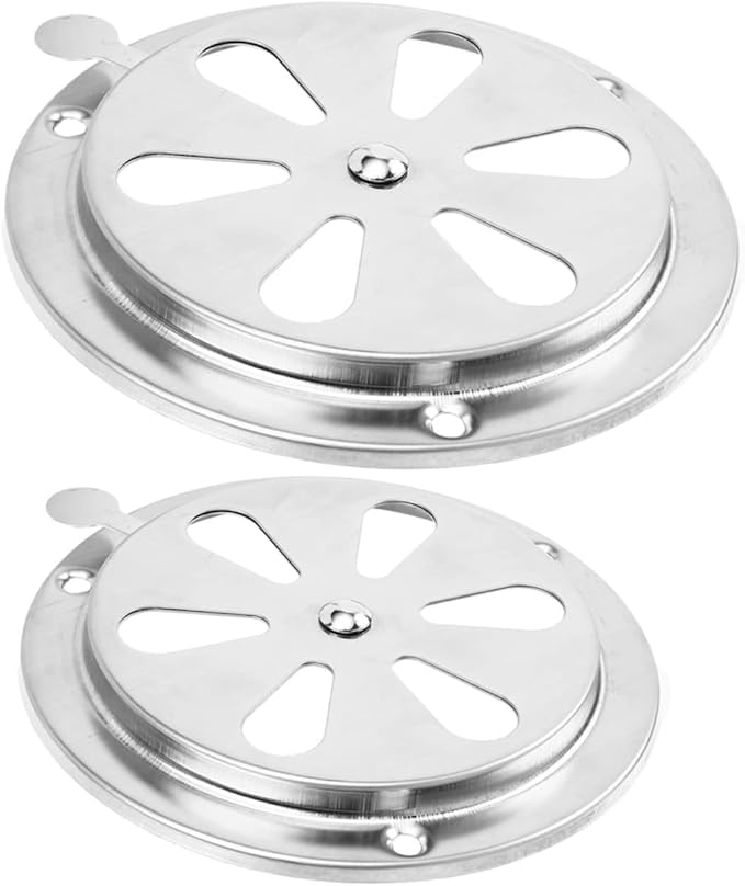 2pcs Cover Adjustable Louvered Ventilation for Rv Boat Use Exhaust Cover Hollow Design