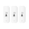 MOES WiFi Humidity Temperature Monitor Smart Hygrometer Thermometer for Remote Monitor and Alert, High Precision Indoor Thermometer with Tuya App, Compatible with Alexa & Google Assistant, 3 Pack