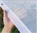 YAEGER White Shade Cloth 55% Garden Shade Net for Greenhouse Plants 10x10ft 10x20ft 13x23ft Outdoor Shade Garden Sun Shade Mesh Screen Cover for Patio Balcony Chicken Coops(6.6x13ft)