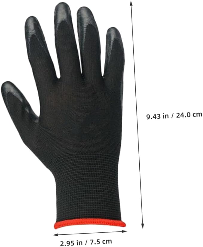 BESTonZON Heavy Duty Gardening Gloves Waterproof Anti-puncture Yard Work Gloves for Men and Women with Anti-wear Latex Coating and Non-slip Grip for Outdoor Garden and Landscaping