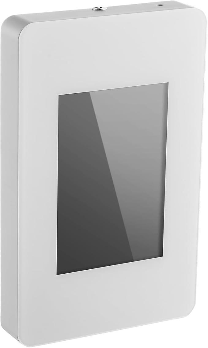 VEVOR 7-Day Programmable Thermostat Gray-White (Without WiFi) - for Radiant Underfloor Heating Cable & Heat Pump, GFCI & Sensitive Sensor, TFT Color Touch Display, Energy-Efficient