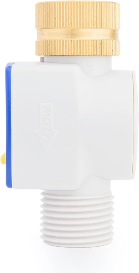3-Pack P3 Water Flow Meter with Heavy Duty Brass Swivel | Measure Gallon Usage from an Outdoor Garden Hose | Great for Campers | Helps Conserve Water