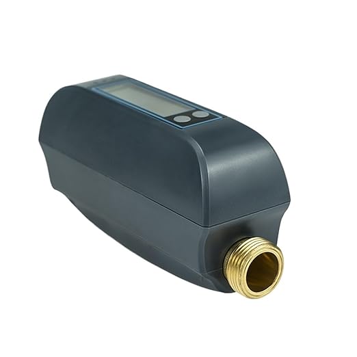 Digital Flow Meter, Water Liter Meter Smart Valve Flow WiFi for APP Multifunctional Dual Band Voice Control DN20,for Outdoor Gardens
