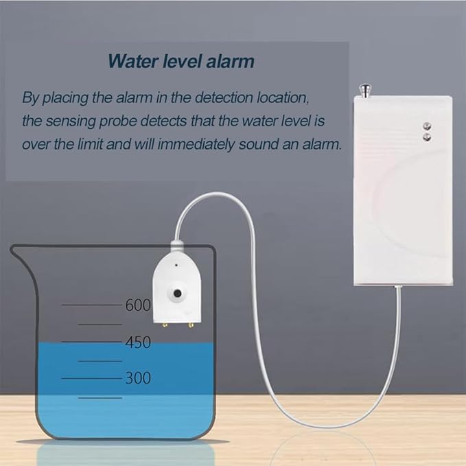 Water Detector Kit: 1 Smart Hub + 3 Leak Sensor (Silent), Water Sensor with Enhanced Signal Antenna, Water Leak Detector for Kitchen/Basement/Bathroom/Laundry, APP Monitoring, 110dB Adjustable Alarm