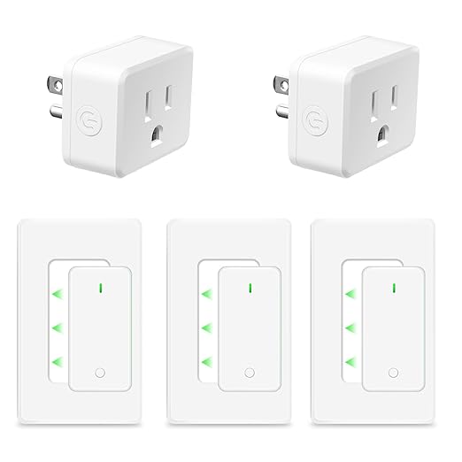 NineLeaf Remote Control Square Outlet Plug Switch, Buckle Design & Removable Wireless Light Switch, No Wiring Needed, 500 ft, 15A/1500W, Programmable, for Household Appliances,3 Switches 2 Outlets
