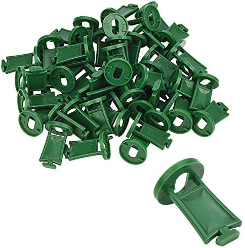 50 Sets Greenhouse Extenders Clips, Shading and Insulation Twist Clips for Fixing Greenhouse Bubble Wrap Sunshade Net Insulation Shading (50*T-shaped)