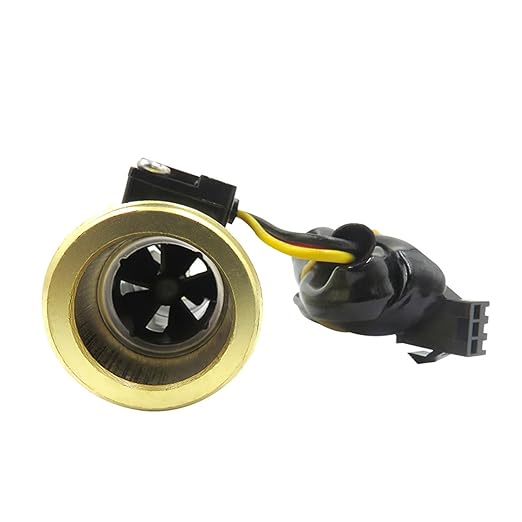 G3/4" Male Thread Brass Water Flow Sensor Switch Hall Effect Liquid Flowmeter Fluidmeter Counter BSP 1-30L/Min（60mm in Total Length）