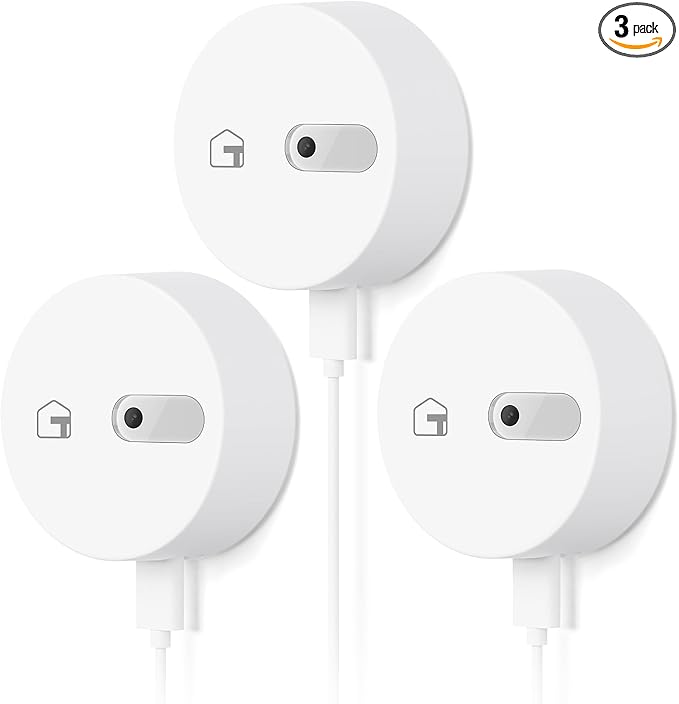 TREATLIFE WiFi Presence Sensor 3 Pack, 24G mmWave Radar Smart Motion Sensor Wired, Support Alexa/Google Home, Real-time Human Occupancy Sensor, No Hub Required