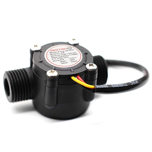 DIGITEN G1/2" Water Flow Hall Sensor Switch Flow Meter Flowmeter Counter 1-30L/min
