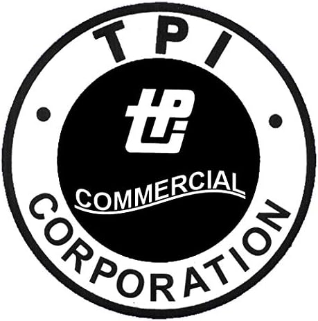 TPI Corporation CACU24-PO Oscillating Commercial Pedestal Fan, 24" Blade Diameter, Unassembled, Includes Pedestal Mount Kit, 3 Speed 120 Volt Motor, 9' Cordset, Black
