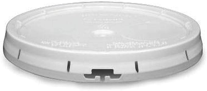 ePackageSupply White 5-Gallon Bucket with Lid | Made in USA | Food Grade | Heavy-Duty Extra Durable Plastic Bucket | Multi-Use Food Grade Buckets with Lids | Easy Stack and Store | BPA Free | 45 Pack