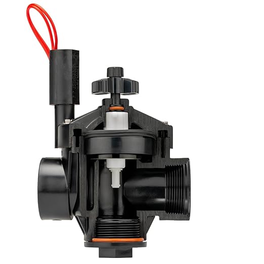 Hunter PGV 1½ Inch Irrigation Valve with Flow Control, Globe Angle Combo Design, Heavy Duty Plastic Body, Female Threaded Inlet and Outlet, 20–150 PSI, Sprinkler Valve for Lawn and Garden Systems
