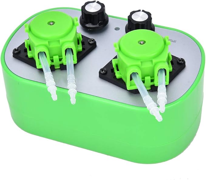 High Peristaltic Pump, 100-240V Pump Head Type G628-2 Small Peristaltic Pump Food Grade Self-Priming Pump ((9-53ml/min)*2)
