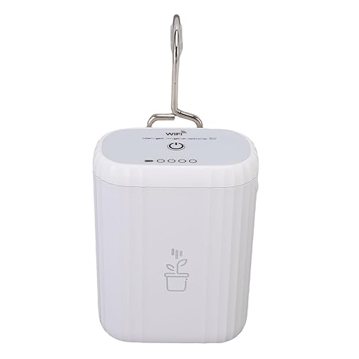Aramox Automatic Plant Waterer, Smart Irrigation System with Adjustable Drip Heads, WiFi Control and Customizable Timer for Indoor Outdoor Garden Plants