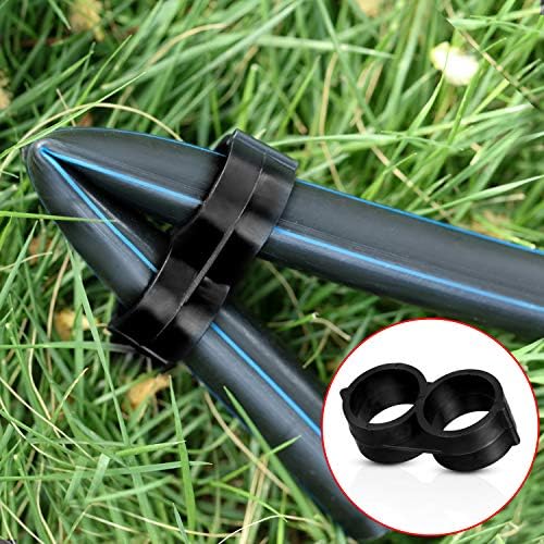 Boao 1/2 Inch Drip Irrigation Fittings 28 Pcs Barbed Connectors Tubing Kit Irrigation Parts Barbed Connectors Including 7 Tees 7 Couplings 7 Elbows and 7 End Cap for Drip or Sprinkler Systems