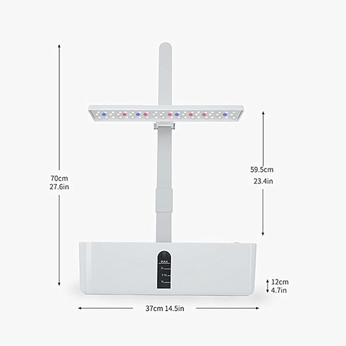 Hydroponic Equipment Garden Hydroponics Growing System Indoor Herb Garden Kit Automatic Timing LED Grow Lights Smart Water Pump for Home Flower Pots Indoor Garden