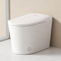 Smart Toilet with Bidet Bulit in - Auto Open/Close Lid, ADA Height Heated Seat, Dryer, Night Light, Dual Auto Flush, Foot Sensor Operation, Modern Elongated One-Piece Toilet for Bathrooms