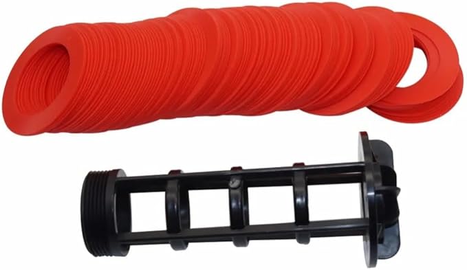 Water Filter, 120 Mesh Disc Garden Irrigation System Strainer 1.25" 1.5" 2" Male Thread Hose Pipe Water Pump Filtering Impurities(1.5 inch)