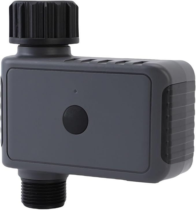 Hilitand Sprinkler Timer, Remote Control IP55 6 Valve Opening Modes Automatic Watering Controller with Built in Filter, for Garden Yard Lawn