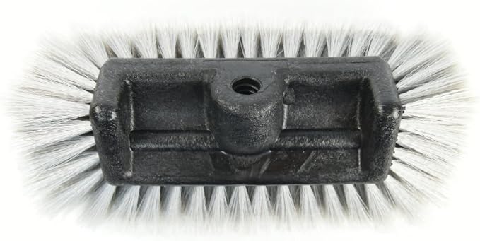 CARCAREZ 12" Car Wash Brush with Soft Bristle for Auto RV Truck Boat Camper Exterior Washing Cleaning, Grey