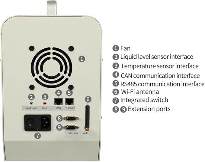 Kamoer 12L/min high flow peristaltic pump stepper motor 100V~240V M5(upgraded by AIP) intelligent WiFi variable speed liquid dosing pump touch screen digital control