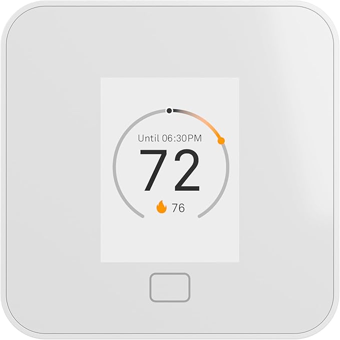 Lux TQ1 Smart Thermostat for Home, Programmable WiFi with Matter Protocol for Temperature Control, C-Wire or Power Bridge Required - Works with Apple Home and Google Home - termostato inteligente wifi