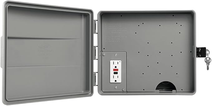 Orbit 57095 Outdoor Sprinkler Controller Cabinet with GFCI