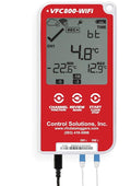 Control Solutions VFC800 Temperature Data Logger (VFC800-WiFi 10Ft Kit)