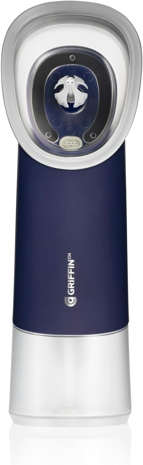 Griffin Water-Powered Ear Cleaner – Safe, Gentle Earwax Removal System with Adjustable Pressure & Reusable Tips for Comfortable Hygiene Care (Includes 6 Replacement Nozzle Tips, USB-C Charging Cord).