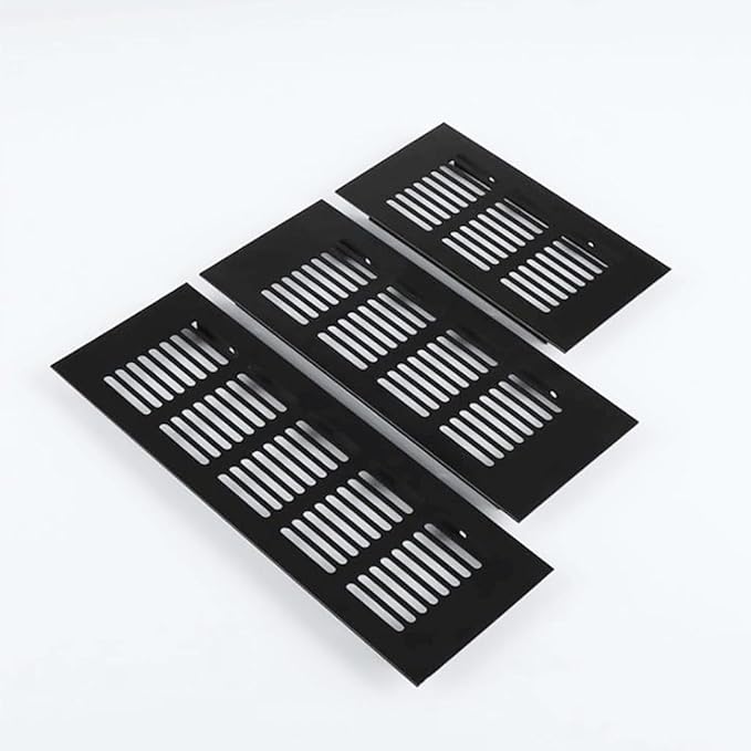 1pcs Aluminum Gas Vent Grille Cover for Home/Office Ventilation - Adjustable Exhaust Louver Easy Install 100mm Height(450mm)