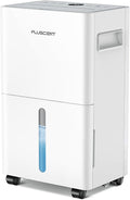 PLUSCENT 21 Pint Dehumidifier for Basement and Home, 1500 Sq Ft Portable Dehumidifier with Drain Hose, Quiet Smart Humidity Control for RV, Bedroom & Bathroom, Auto Defrost, 24H Timer