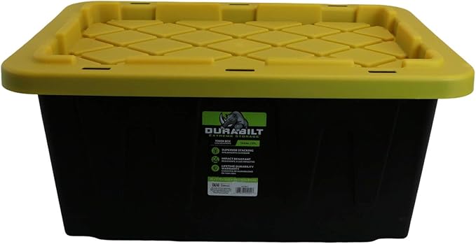 HOME PRODUCTS INTL-NORTH AMERICA 4415BKYL.06 15 gallon Black Tough Tote