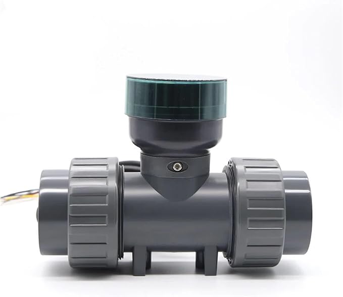 High Precision Smart Digital Display Flowmeter DN25-80 Electronic RS485 Meter LCD Water Flow Sensor For Farm/Garden Irrigation(DN40,LCD version)