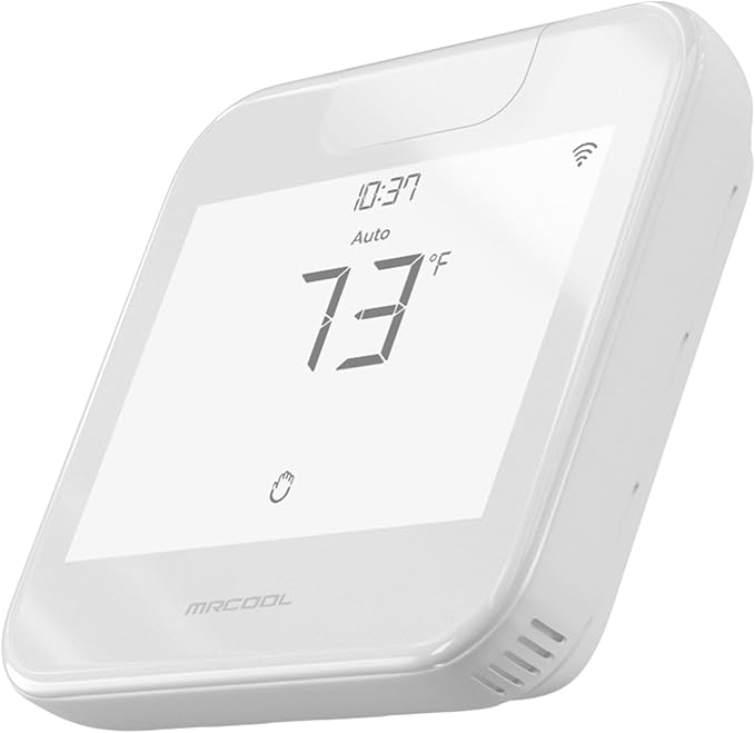 MRCOOL Smart WiFi Thermostat for Mini Split, Programmable Wall Control with Alexa and Google Assistant, 24V Heating and Cooling System