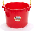 Little Giant® Plastic Muck Tub | Durable & Versatile Utility Bucket with Handles | Muck Bucket | Durable Handles | 40 Quart | Red