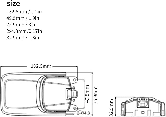 Boat Float Switch, 12V 24V 32V Automatic Marine Bilge Pump Switch, Good Sealing, Submersible - Reliable Pump Operation, Heavy Duty ABS, Easy Installation for Marine Use