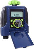 2 Outlet Garden Automatic Water Timer Digital Electronic Solenoid Valve Sprinkler Timer Waterproof Controller System Blue