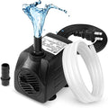 DaToo 160GPH 10W Submersible Water Pump Fountain Pump Ultra Quiet For Aquariums Fish Tank Pond Fountain Statuary Water Feature Hydroponics