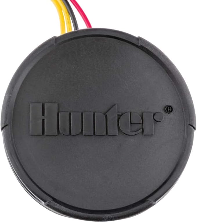 Hunter Node 100 Battery Operated Sprinkler Timer with Solenoid, Waterproof Irrigation Controller for Valves, Wireless, Outdoor, Easy Install, No Wiring Needed for Drip or Remote Systems