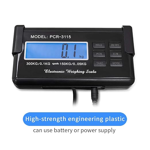 New Model 1100LB(500 KG *0.1 KG) Large Platform 41 inch Postal Digital Shipping Livestock Scale Pets Scale Small Cow or Pig Scale Animal Scale Dog Scale with Both Plug and Battery