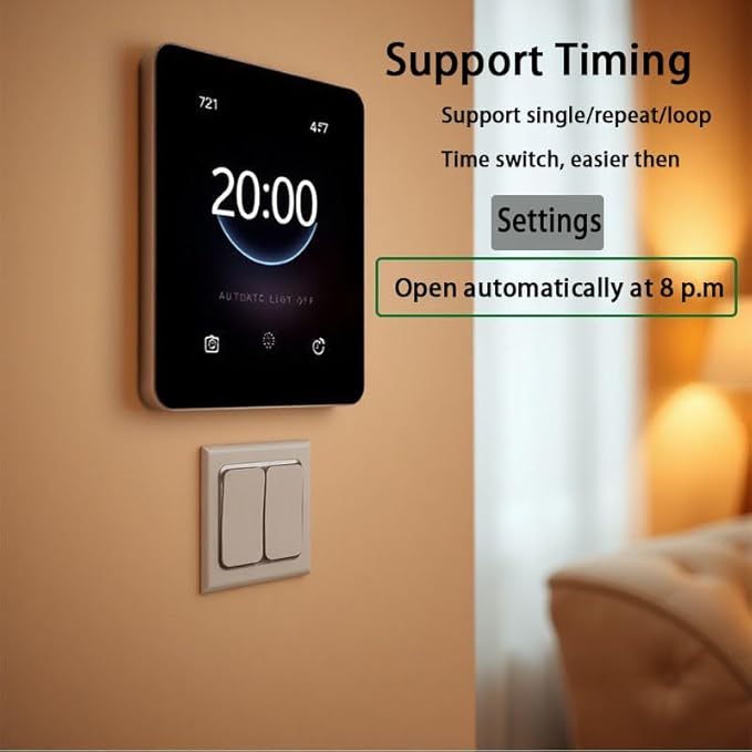 Tuya Smart WiFi/Bluetooth DC Motor Controller 10A 7-32V Reversible Switch with Timer, Voice Control for Electric Actuators, Smart Home (Alexa Compatible)