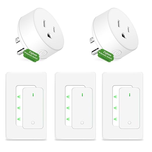 NineLeaf Smart Outlet, WiFi, Bluetooth, Zigbee,Works with HomeKit, Google Home, Alexa, Home Assistant, Wireless Socket, Easy Setup, Remote Control,3 Switches+2 Outlets