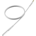 External Flat Temperature Sensor Probe – Waterproof, Wide Range (-40°F to 248°F), 3.2ft Length for Aquarium,Greenhouse, Farm, Freezer & Industrial Use, Only for FALA IOT Detector, 1 Meters
